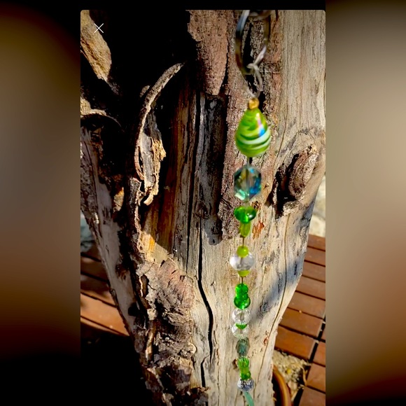 Green crystal Sun Catcher - Picture 9 of 13